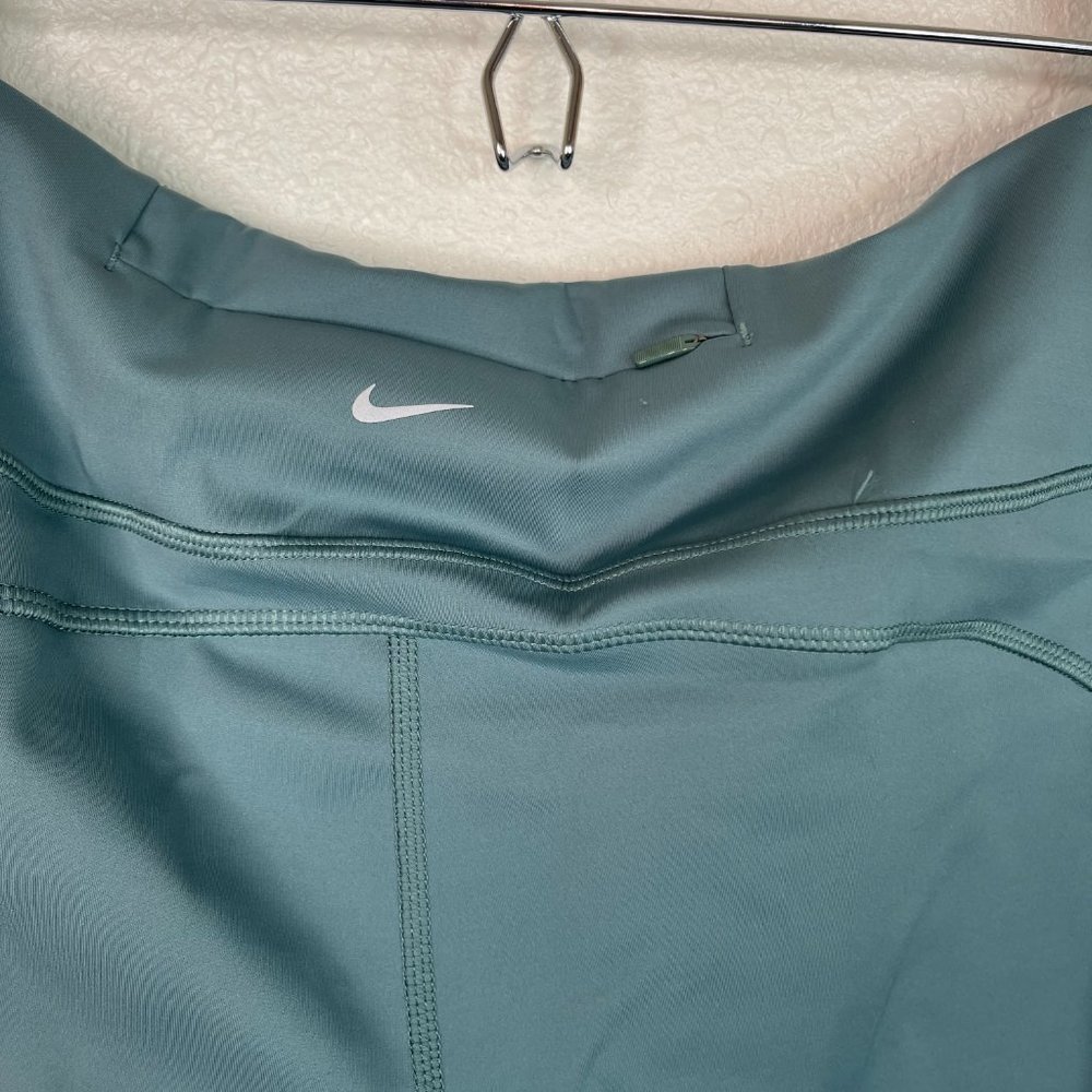 New WOMEN'S NIKE EPIC LUX RUNNING TIGHTS Size 3X Hasta Green - Picture 7 of 8